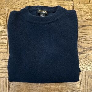 J Crew Crewcuts Cashmere Sweater Navy Size Small 6/7